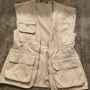 Tan Zara vest